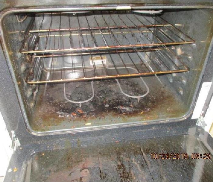 dirty stove